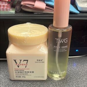 V7 Hair Mask and TWG Hair Care set price firm